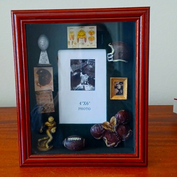 Shadow Box Football Frame 9 x 10.75, 4 x 6 photo #201 - Picture 4 of 4